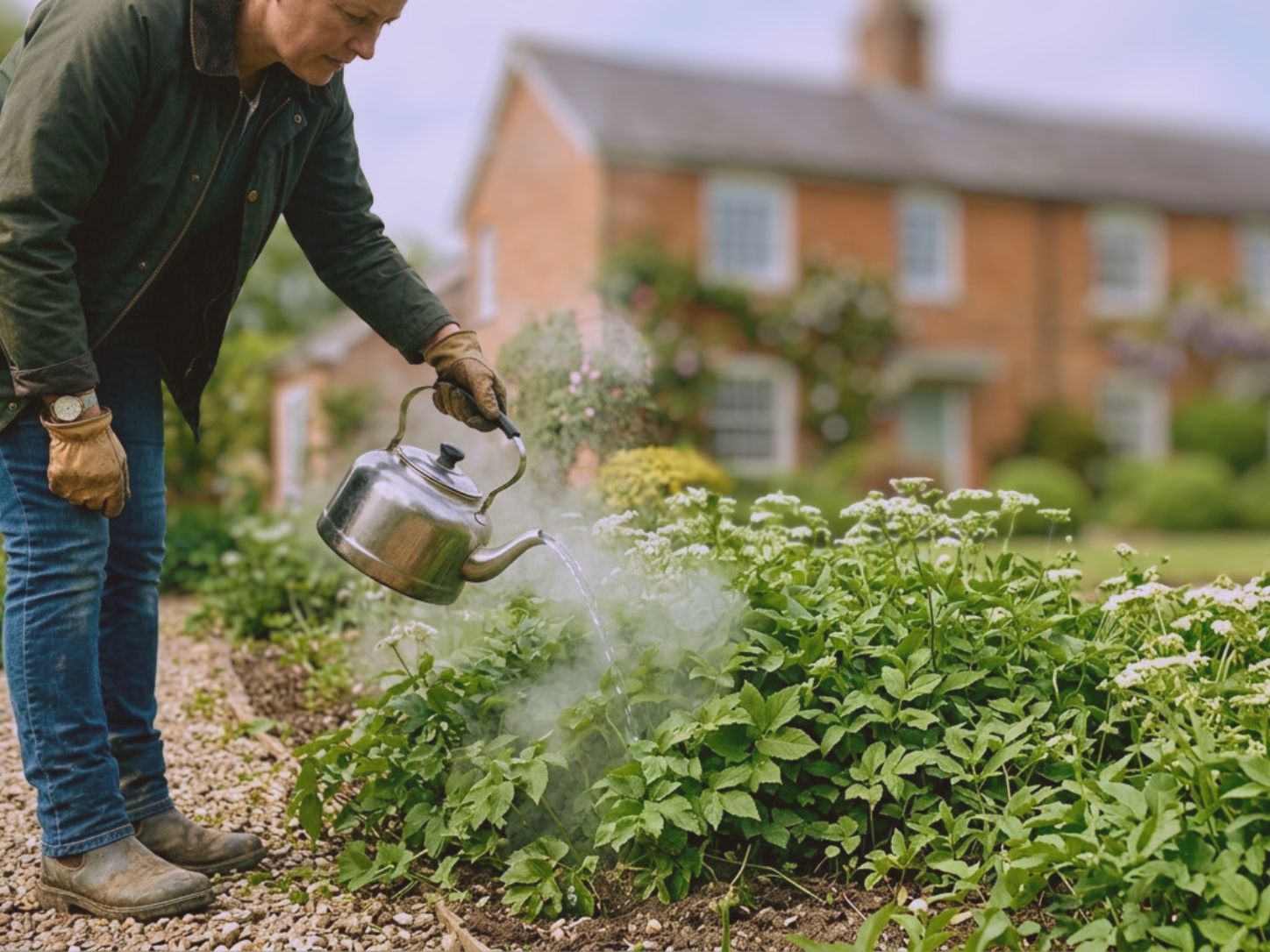 Can boiling water kill ground elder?