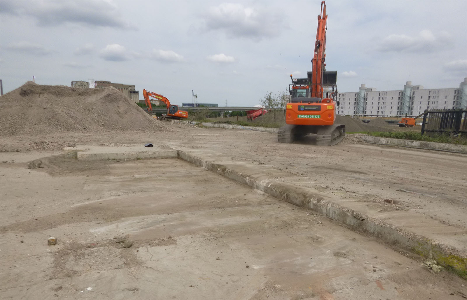 Clearing brownfield site